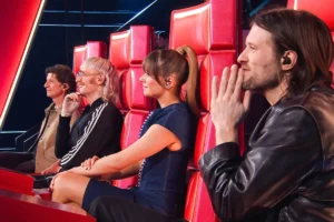 Koen Wauters, Joost Klein, Laura Tesoro, Mathieu Terryn zijn de coaches van The Voice van Vlaanderen 2026.